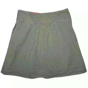 J. CREW 100% Cotton A Line Skirt - Gray Size 6